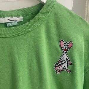 Green T with Pinky (Pinky and the Brain)